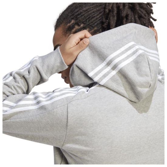 Adidas Ανδρική ζακέτα Essentials French terry 3-Stripes Full-Zip Hoodie
